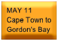 May 11 - Cape Town to Gordon's Bay